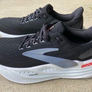 Brooks Black and Gray Athletic Shoes